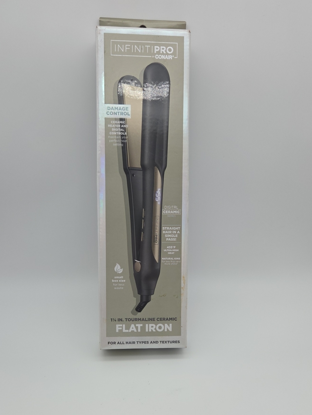 Infiniti Pro by Conair 1.25" Tourmaline Ceramic Flat Iron - Black